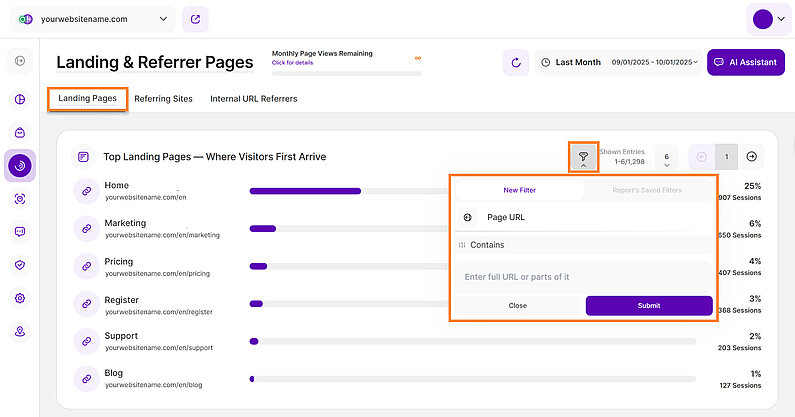 How to Filter Landing Pages How to Filter Landing Pages