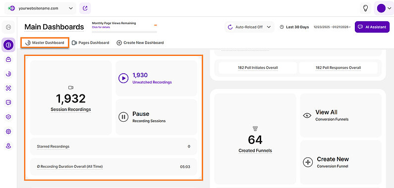 Overview of Session Recordings