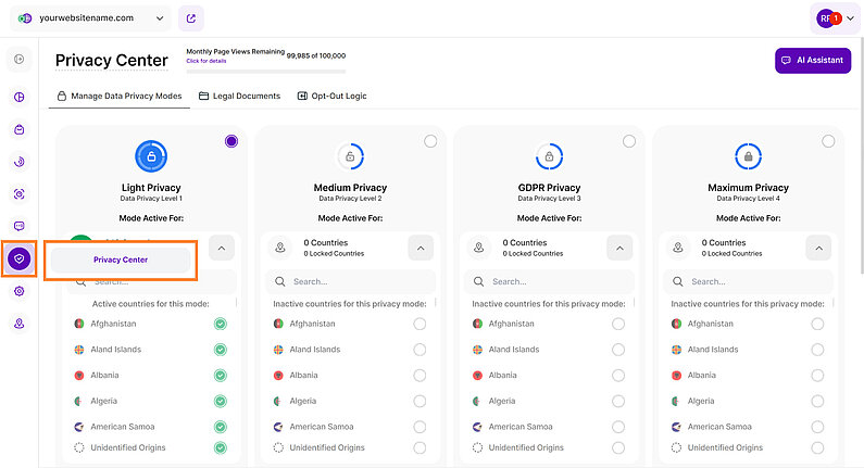 Choose the Right Privacy Settings for Your Website