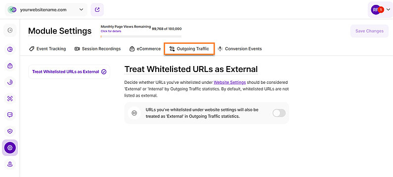 Manage Your Outgoing Traffic Settings